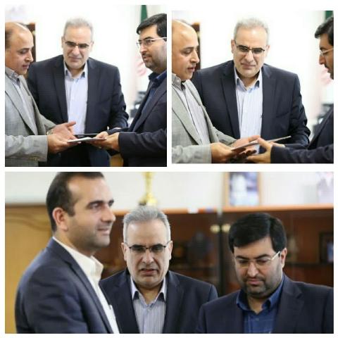 مراسم معارفه معاون جدید توسعه و مدیریت منابع انسانی وزارت راه
