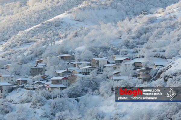 طبیعت زمستانی پل‌سفید سوادکوه